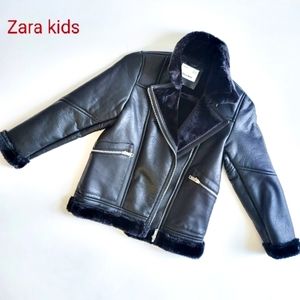 ZARA KIDS VEGAN MOTO JACKET NWOT